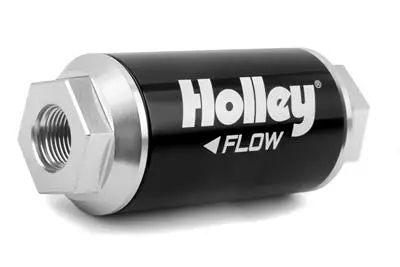 Holley HP Billet 40 Microns Fuel Filter with 3/8 in. NPT Inlet Size 162-563