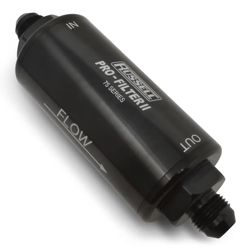 Russell ProFilter 2 10 Microns Fuel Filter with -6 AN Inlet Size 750601