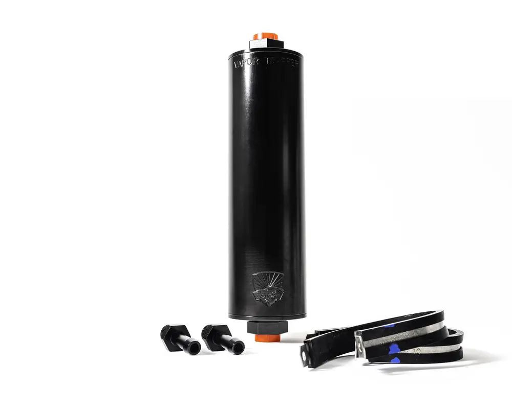 Shop 48 Vapor Trapper Performance Charcoal Filter with Basic Install Package VT8BLK-3/8-B