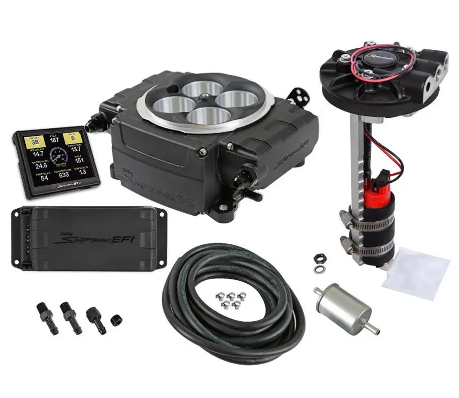 Holley Sniper 2 EFI 650 HP Return-Type Fuel Injection Systems with Power Distribution Module 550-511-3PR
