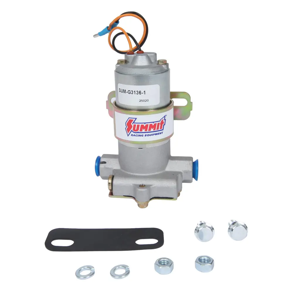 Summit Racing™ External Low Pressure Electric Fuel Pump SUM-G3136-1